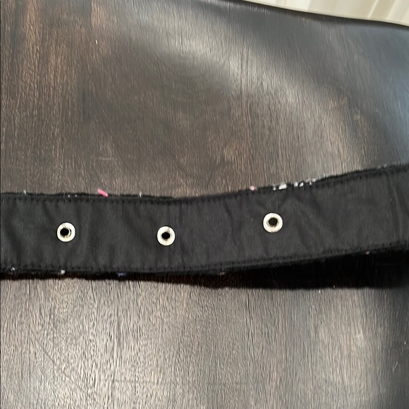 Peruvian Wool Black Pink and Purple Floral Handmade Artisan Belt - Picture 7 of 12